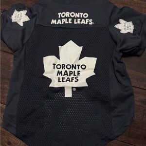 Toronto Maple Leafs Dog Jersey - Size Large | NHL Pet Apparel